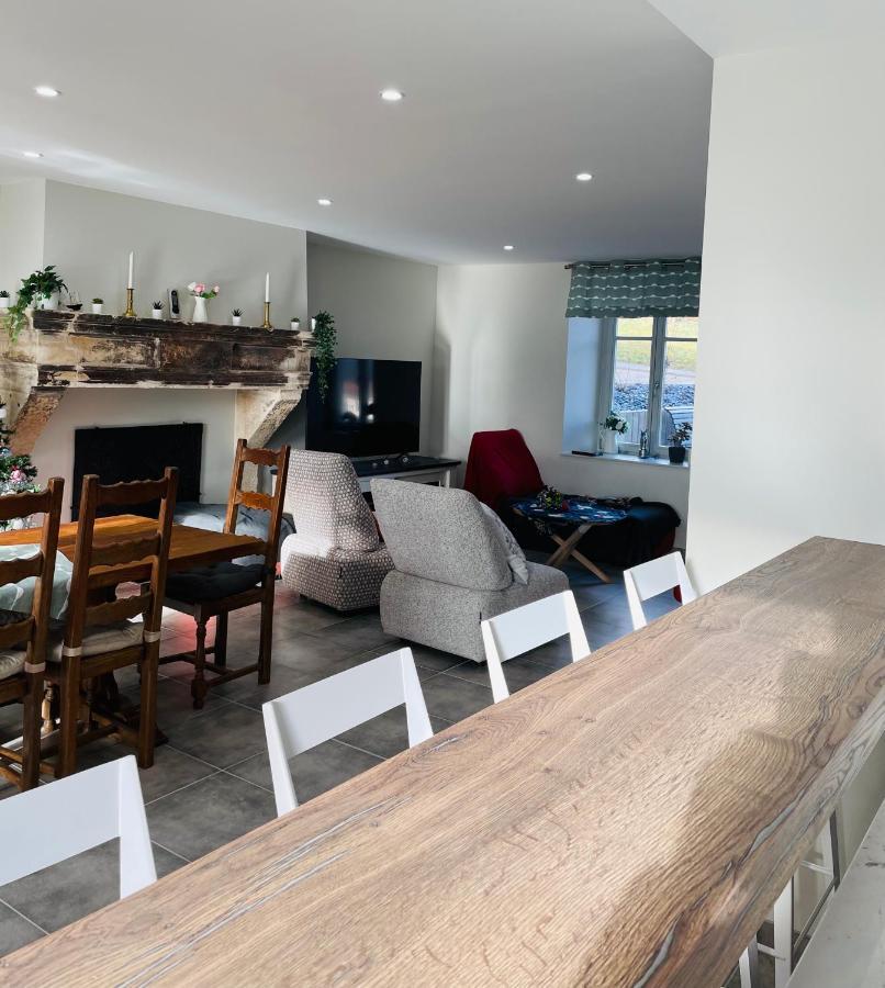 Chez La Rose Luxueuse Cottage Avec Jacuzzi Rouvres-la-Chetive Bagian luar foto